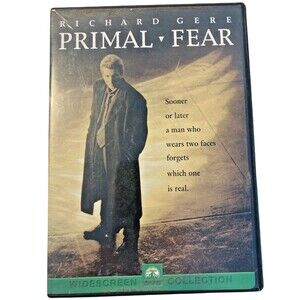 Primal Fear DVD Richard Gere Paramount Pictures Widescreen Collection 1996